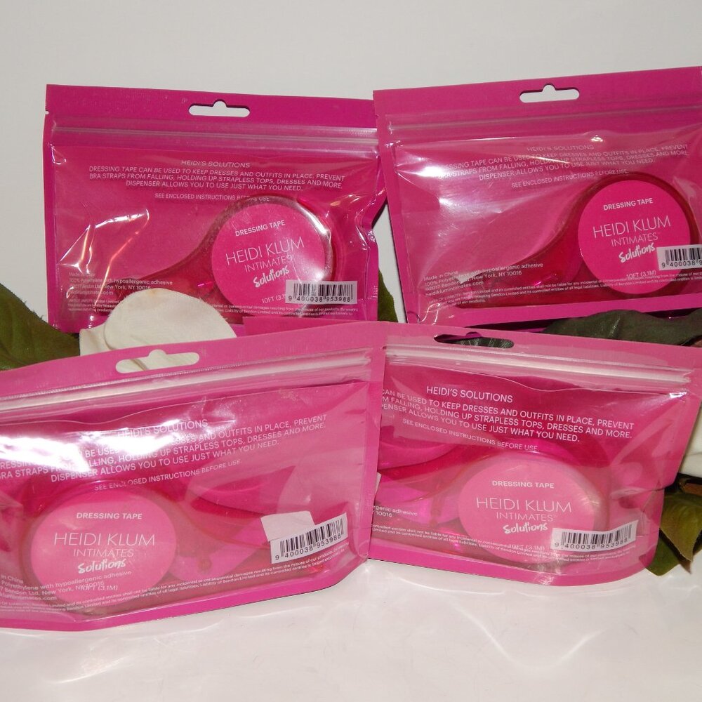 4 Heidi Klum Intimates Solutions 10ft Ea Dressing Tape - Double Sided Disposable - Picture 4 of 4